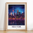 New York Modern Travel Poster