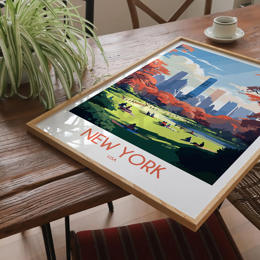 New York Modern Travel Poster