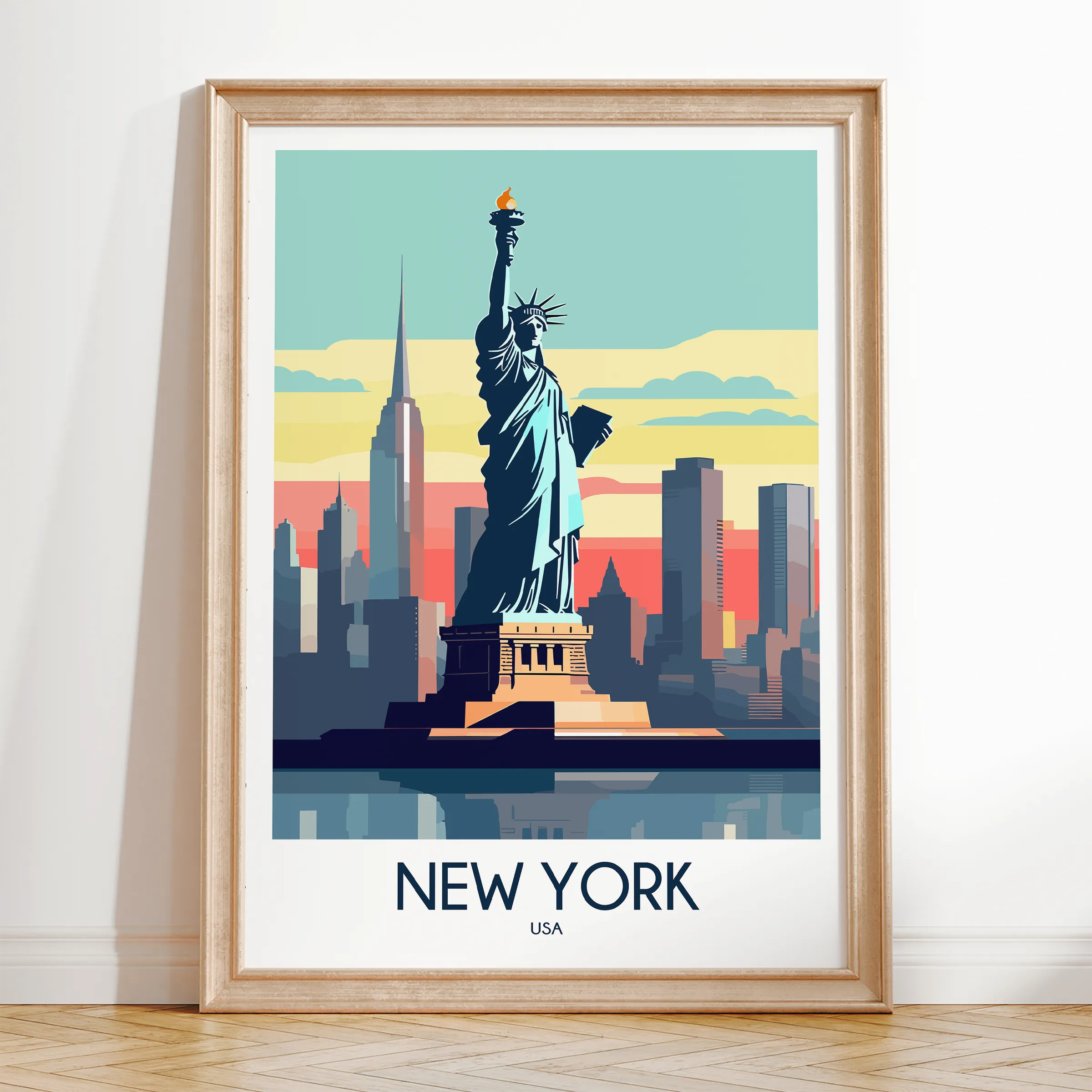 New York Scenic Landscape Art