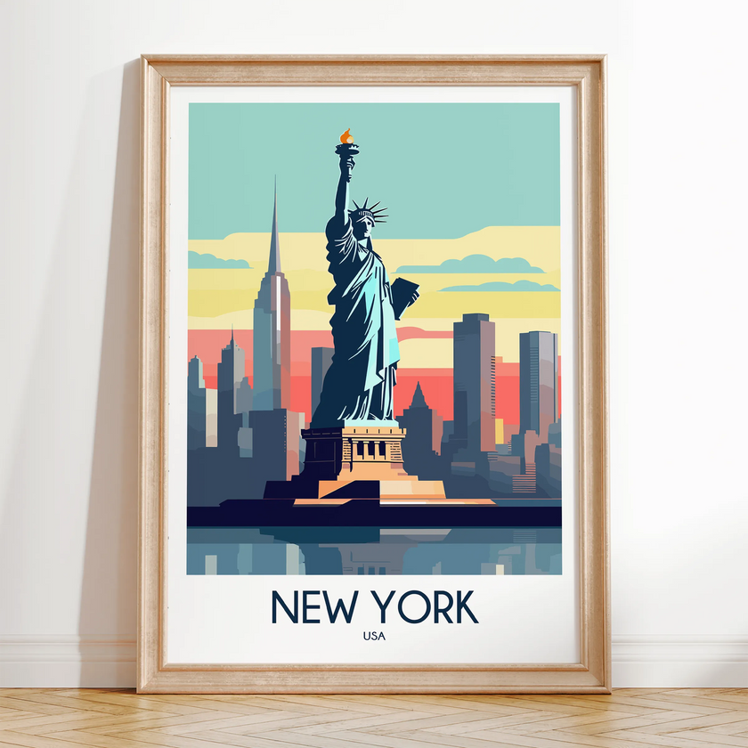 New York Scenic Landscape Art