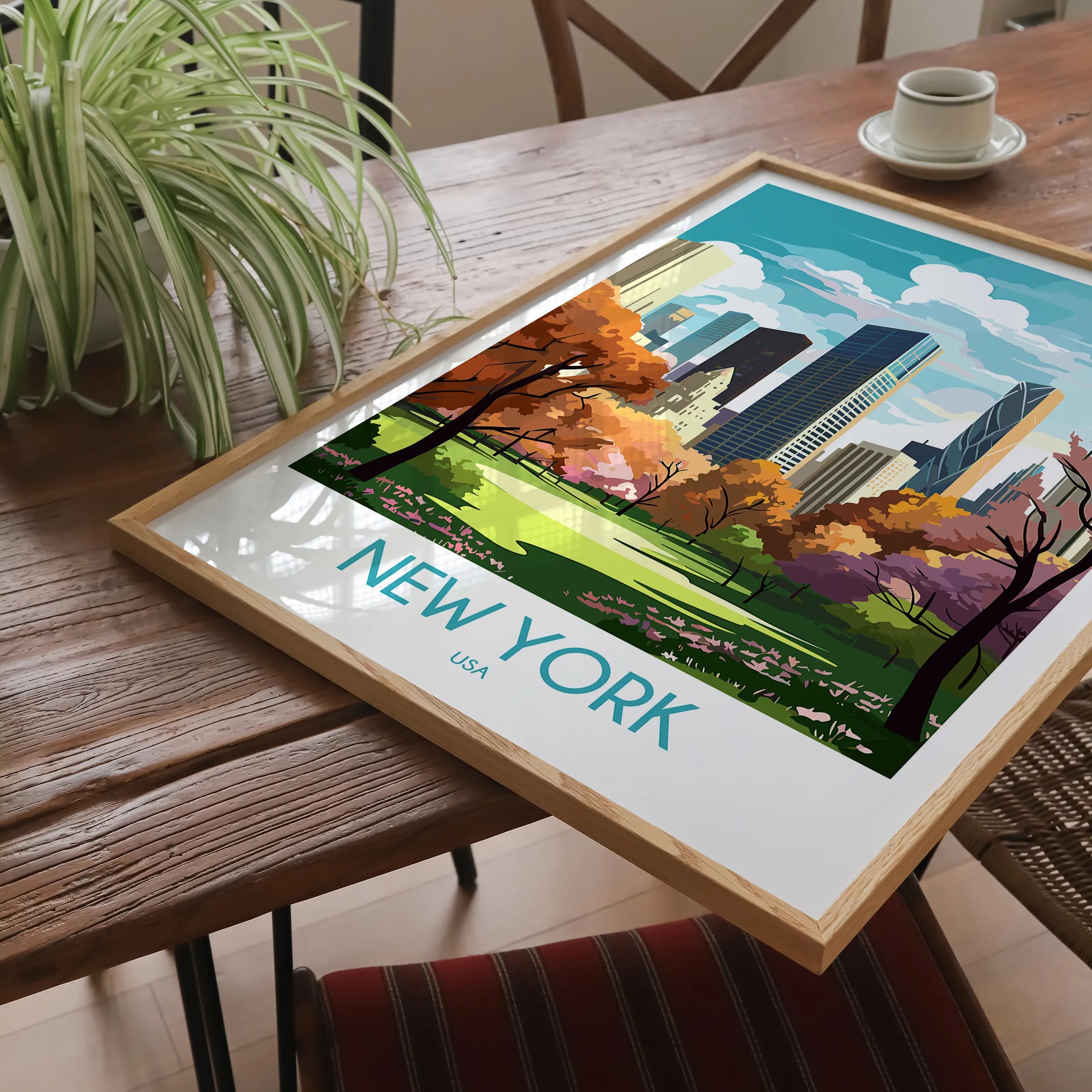 New York Scenic Landscape Art