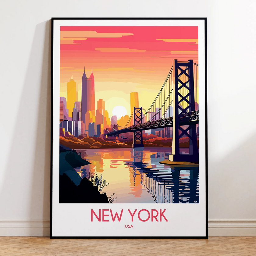 New York Scenic Landscape Art