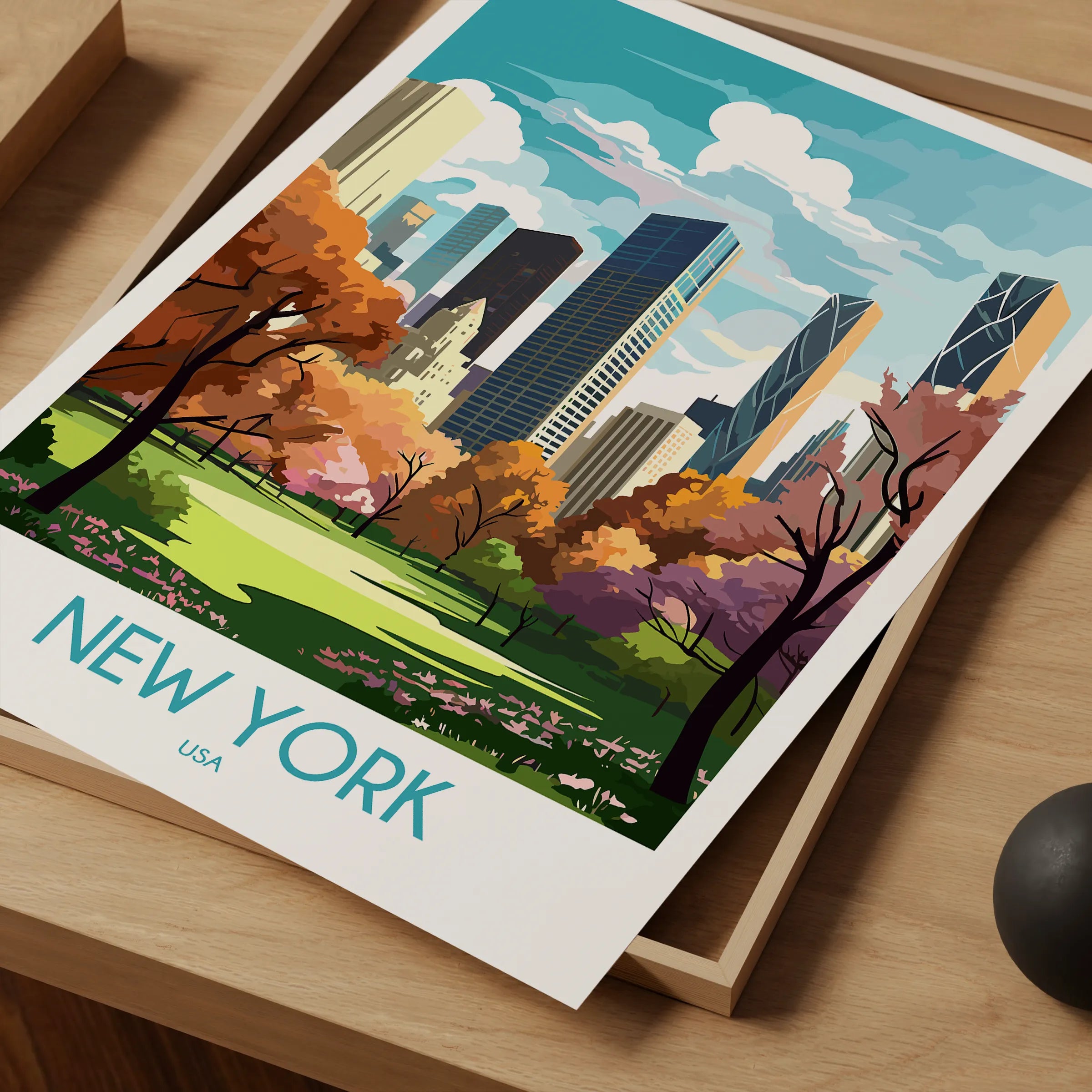 New York Souvenir Poster Print