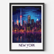 New York Souvenir Poster Print