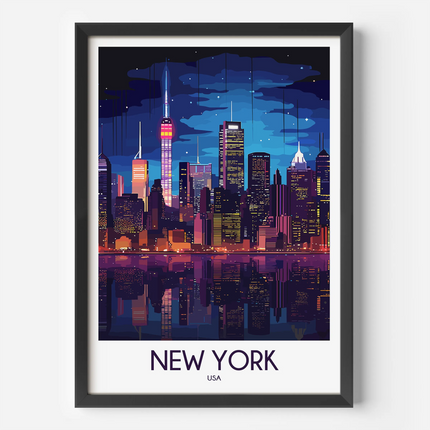 New York Souvenir Poster Print