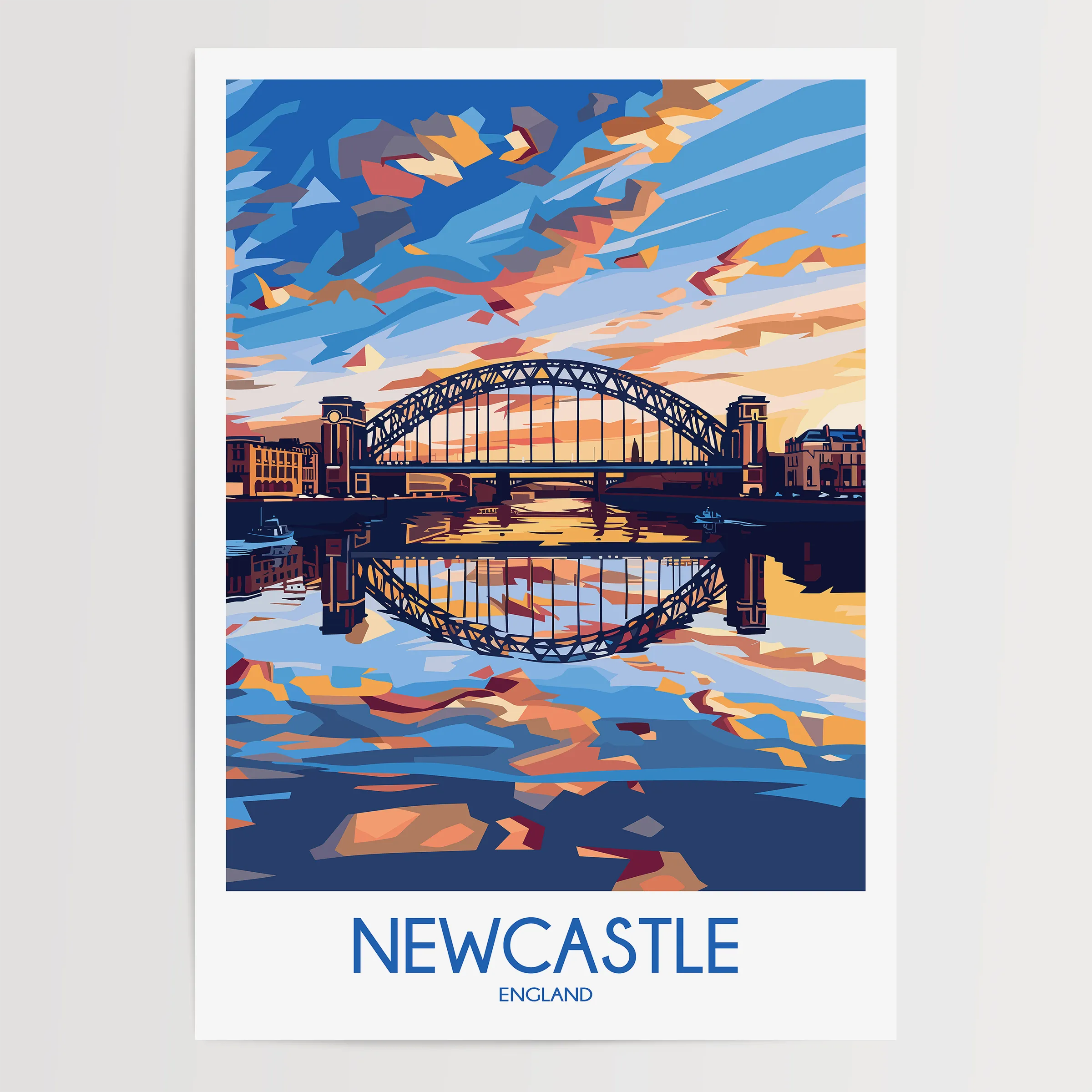 Newcastle Souvenir Poster Print