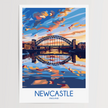Newcastle Souvenir Poster Print