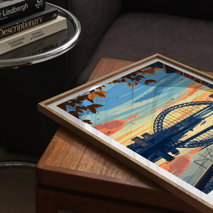 Newcastle Vintage Style Print