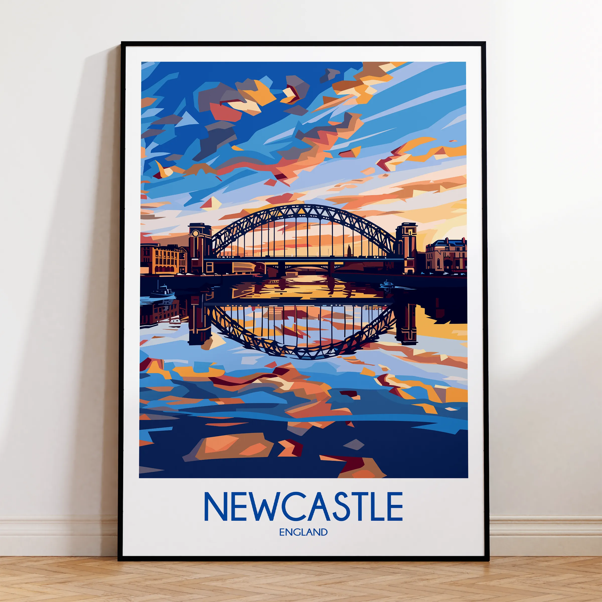 Newcastle Vintage Style Print