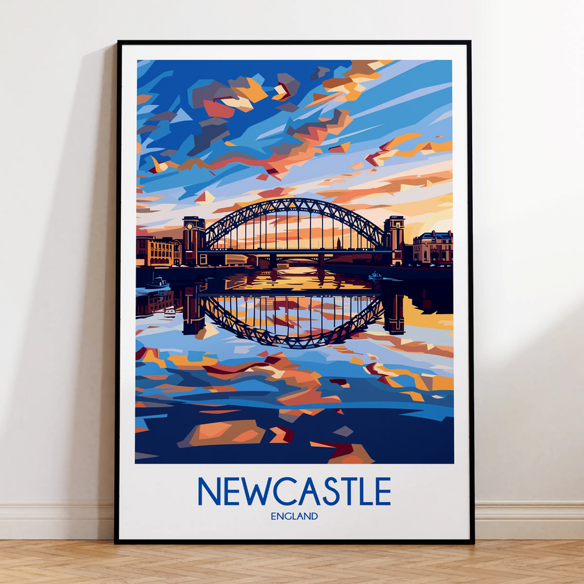 Newcastle Vintage Style Print