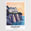 Newport Modern Travel Poster