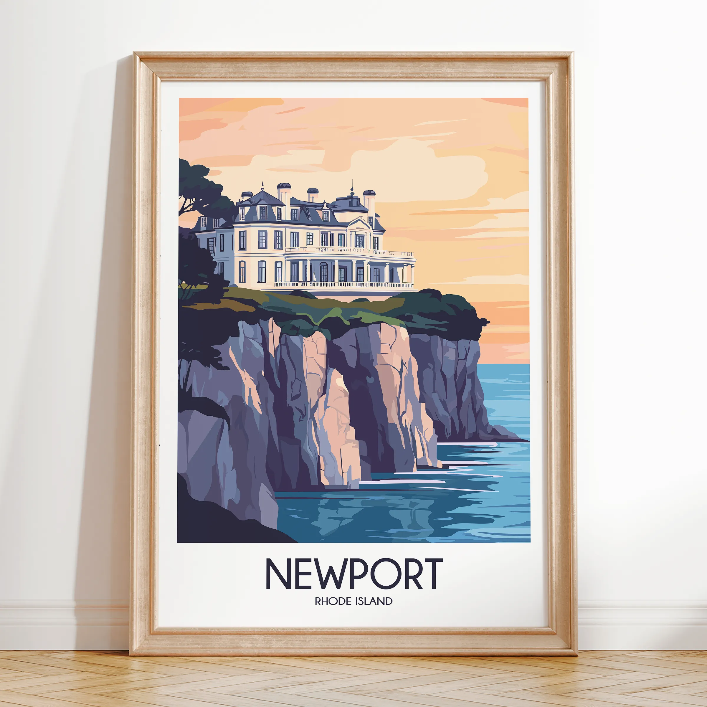 Newport Souvenir Poster Print