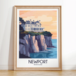 Newport Souvenir Poster Print