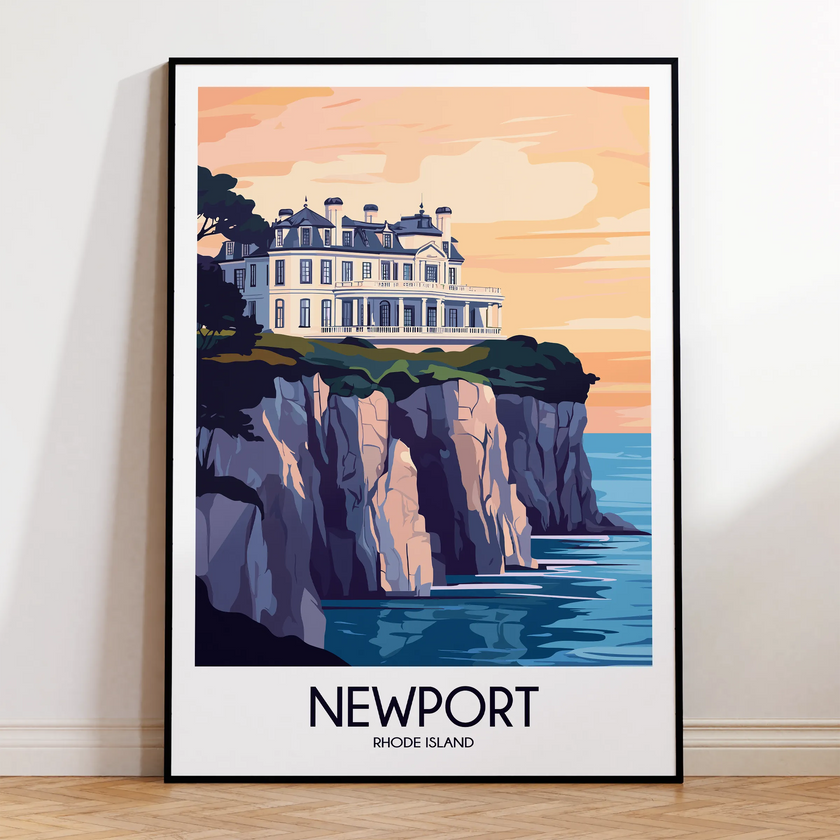 Newport Vintage Style Print