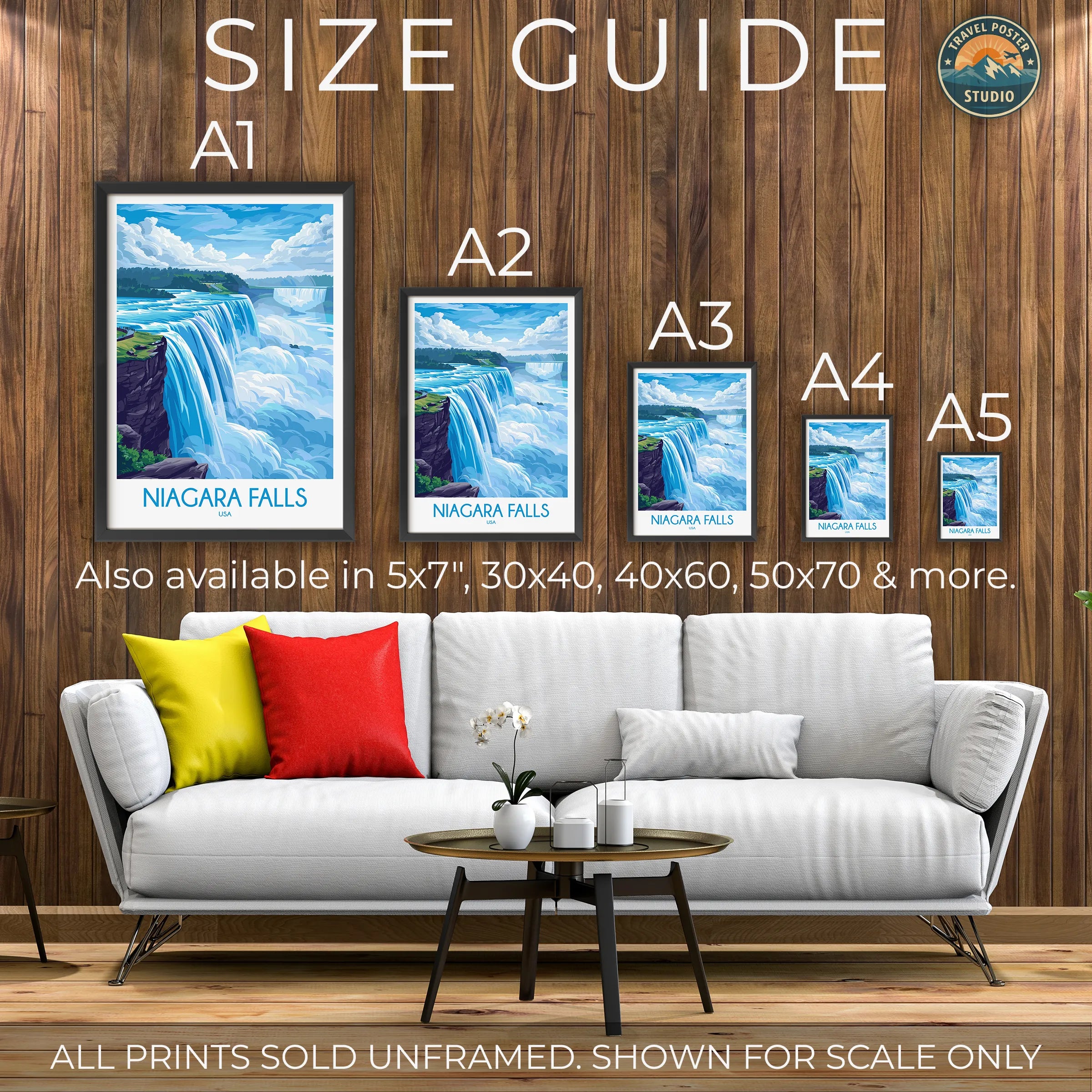 Niagara Falls Destination Art Gift