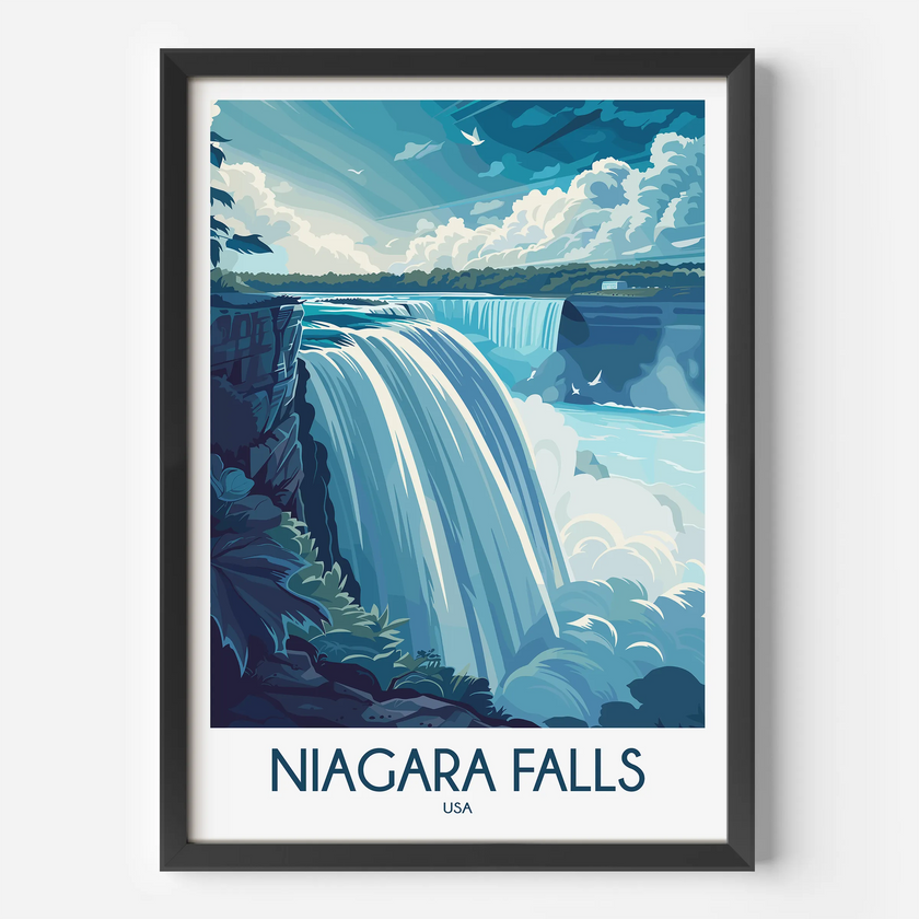 Niagara Falls Destination Art Gift