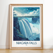 Niagara Falls Minimalist Wall Art