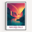 Niagara Falls Minimalist Wall Art