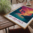 Niagara Falls Modern Travel Poster