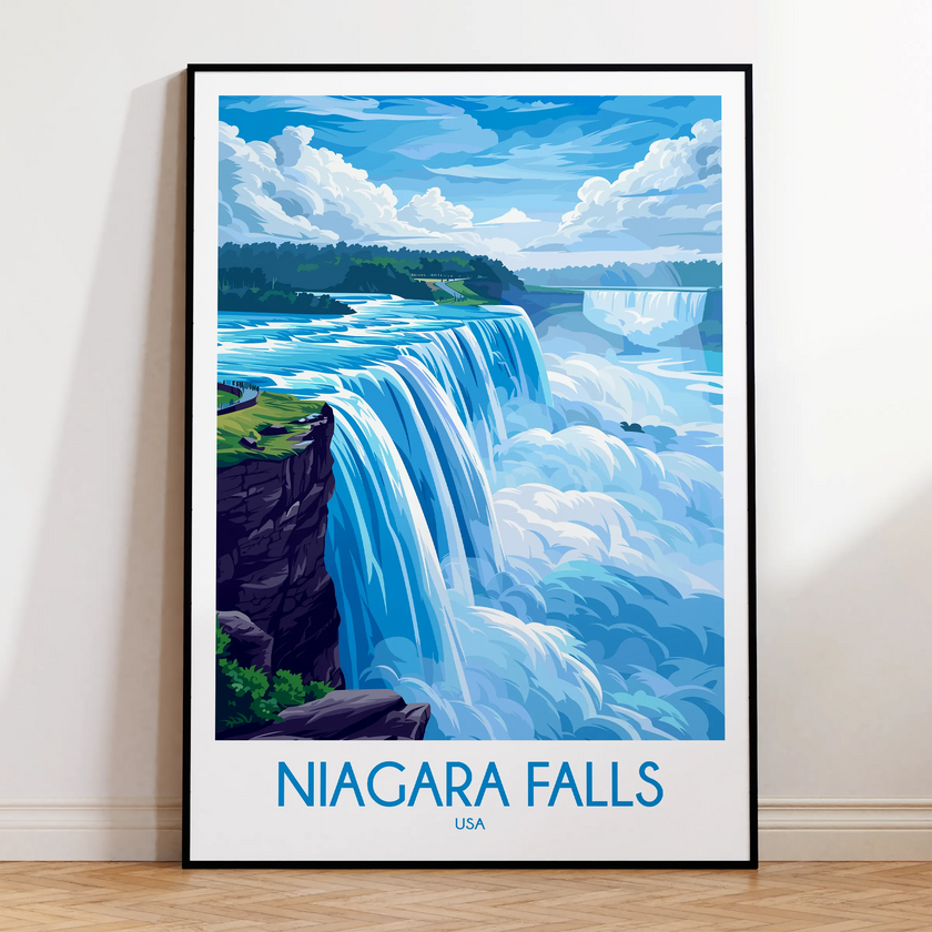 Niagara Falls Scenic Landscape Art