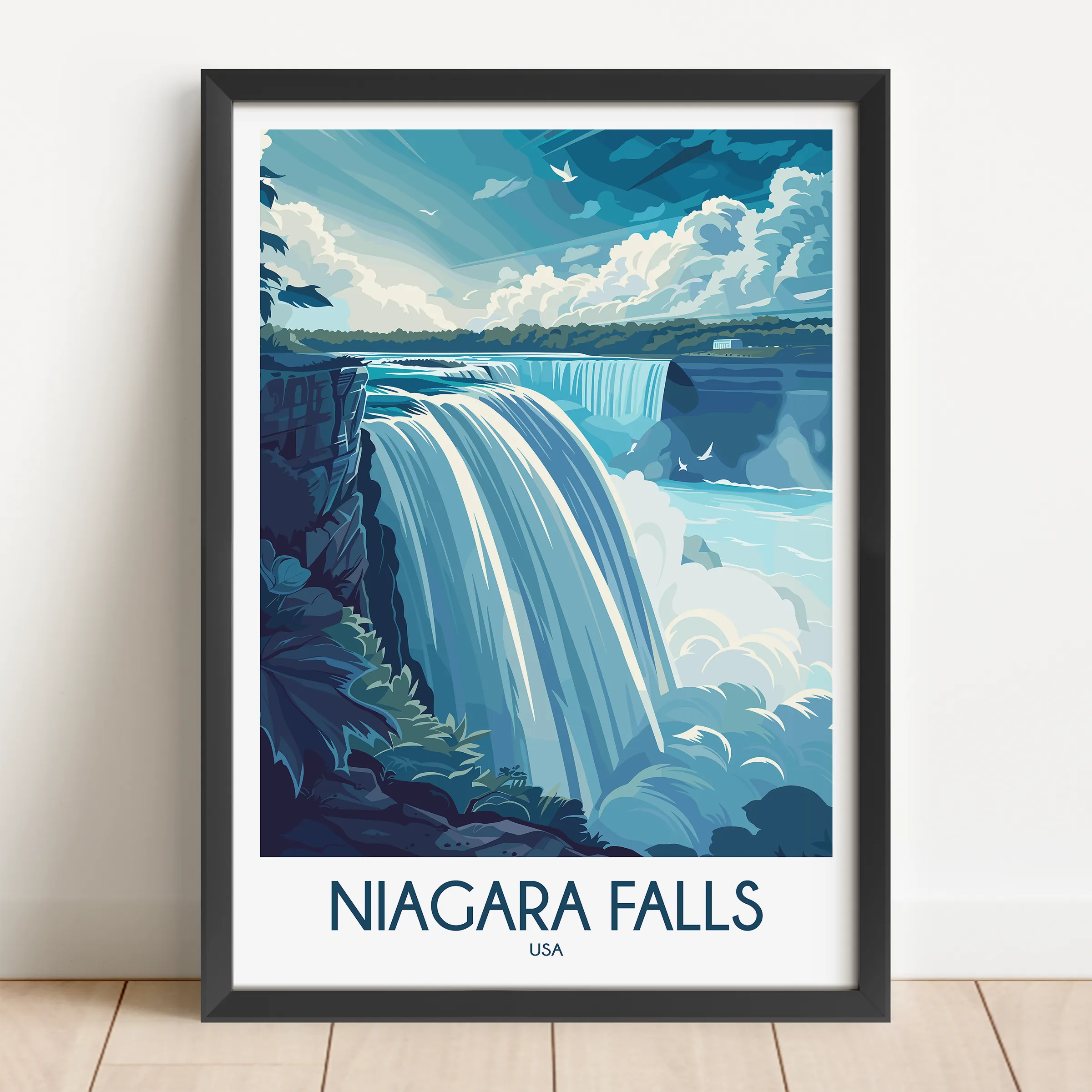 Niagara Falls Souvenir Poster Print
