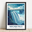 Niagara Falls Souvenir Poster Print