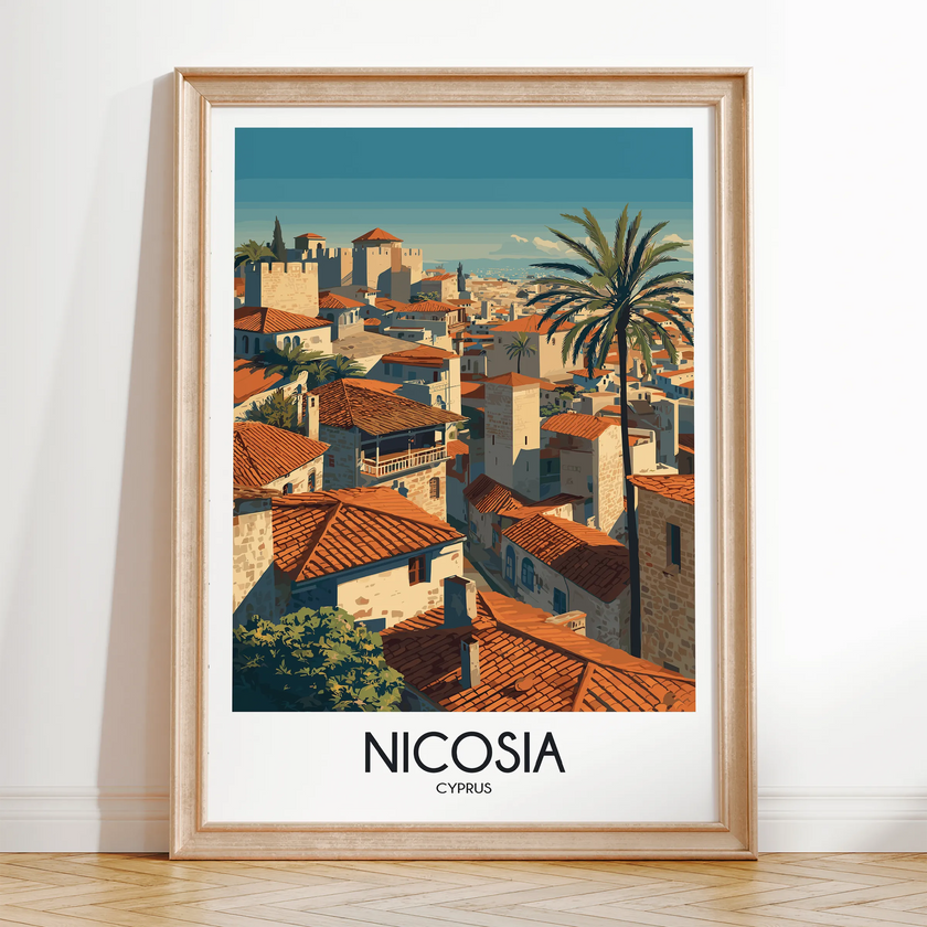 Nicosia Scenic Landscape Art