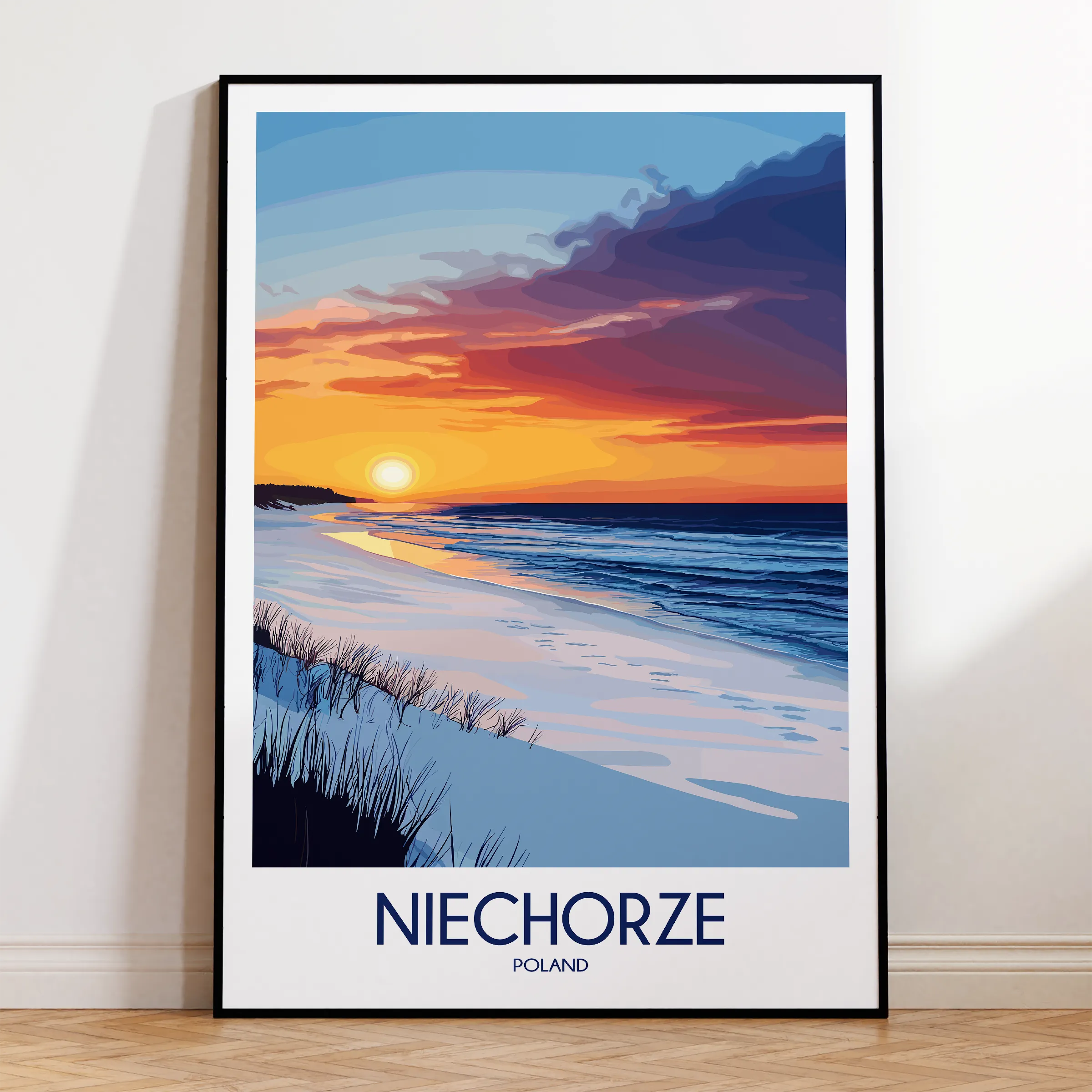 Niechorze Souvenir Poster Print