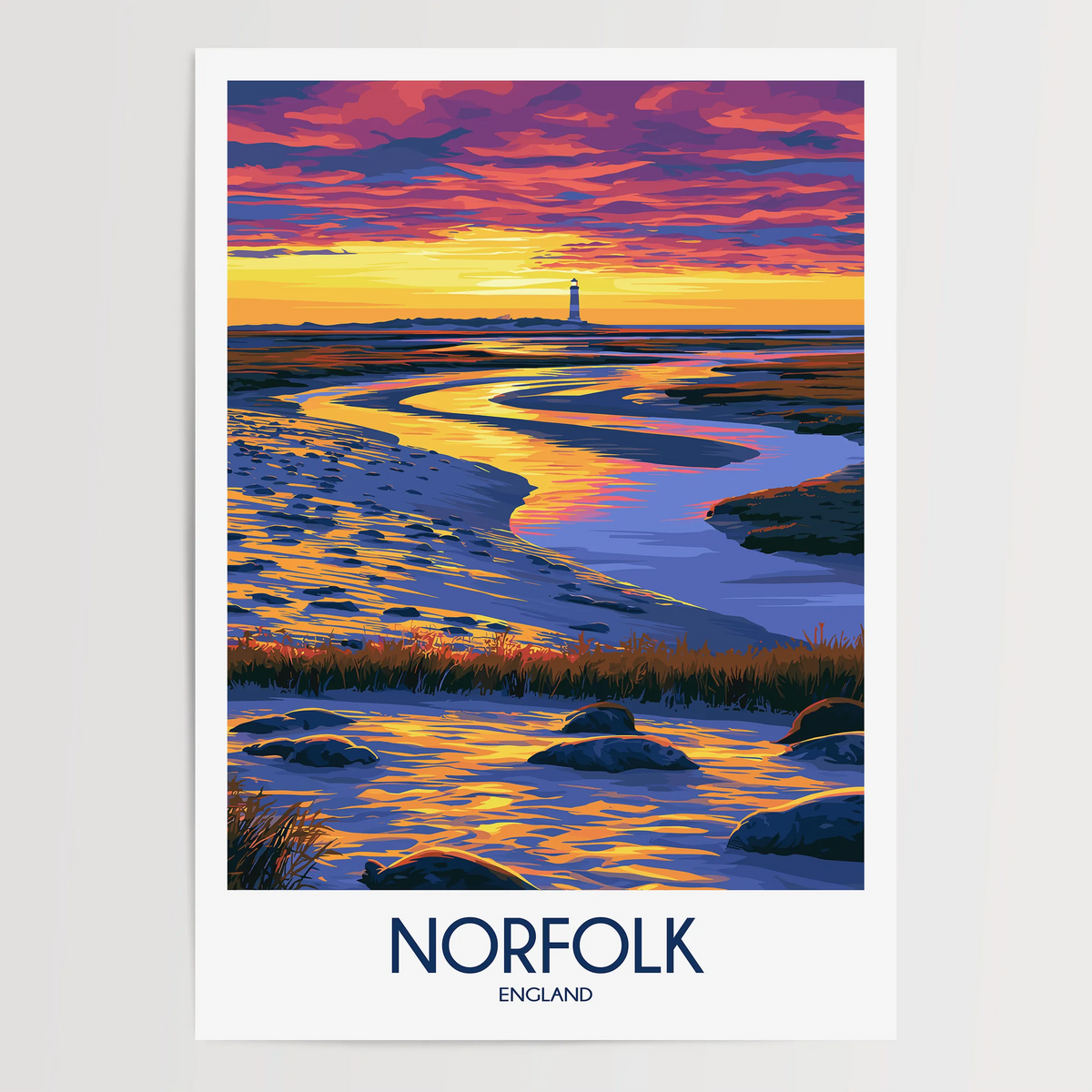 Norfolk Destination Art Gift