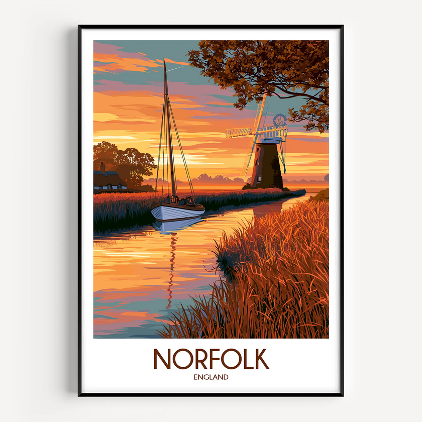 Norfolk Destination Art Gift