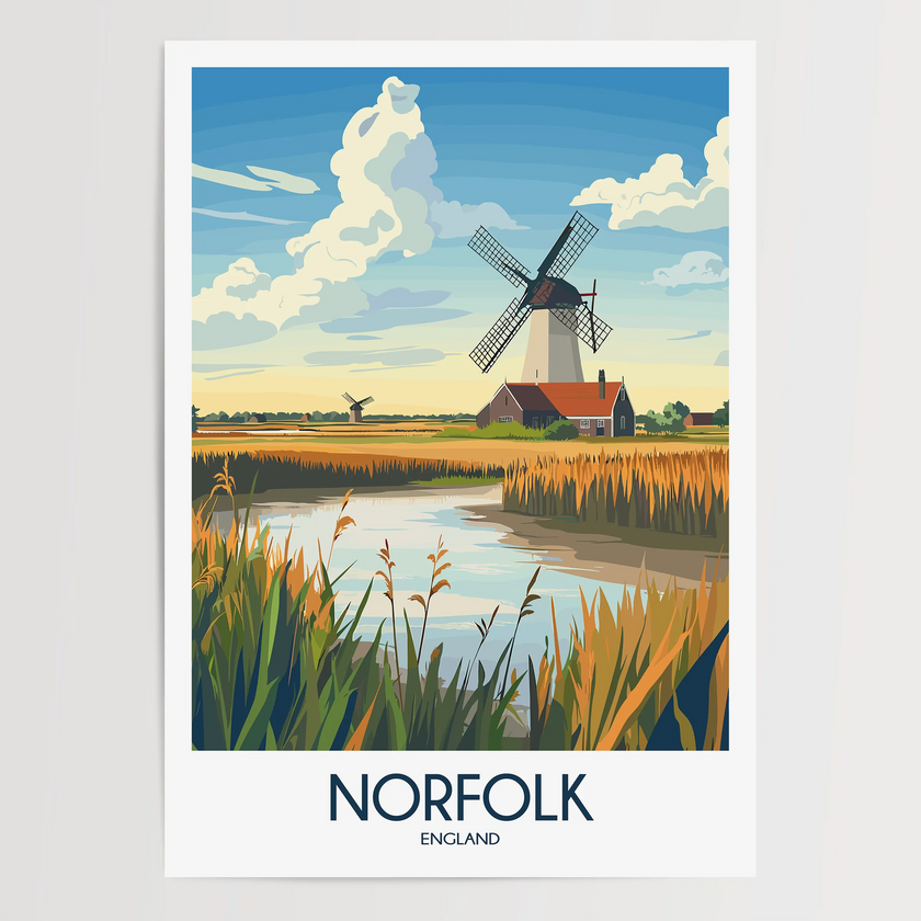 Norfolk Minimalist Wall Art