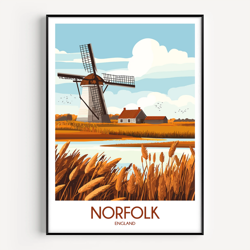 Norfolk Minimalist Wall Art