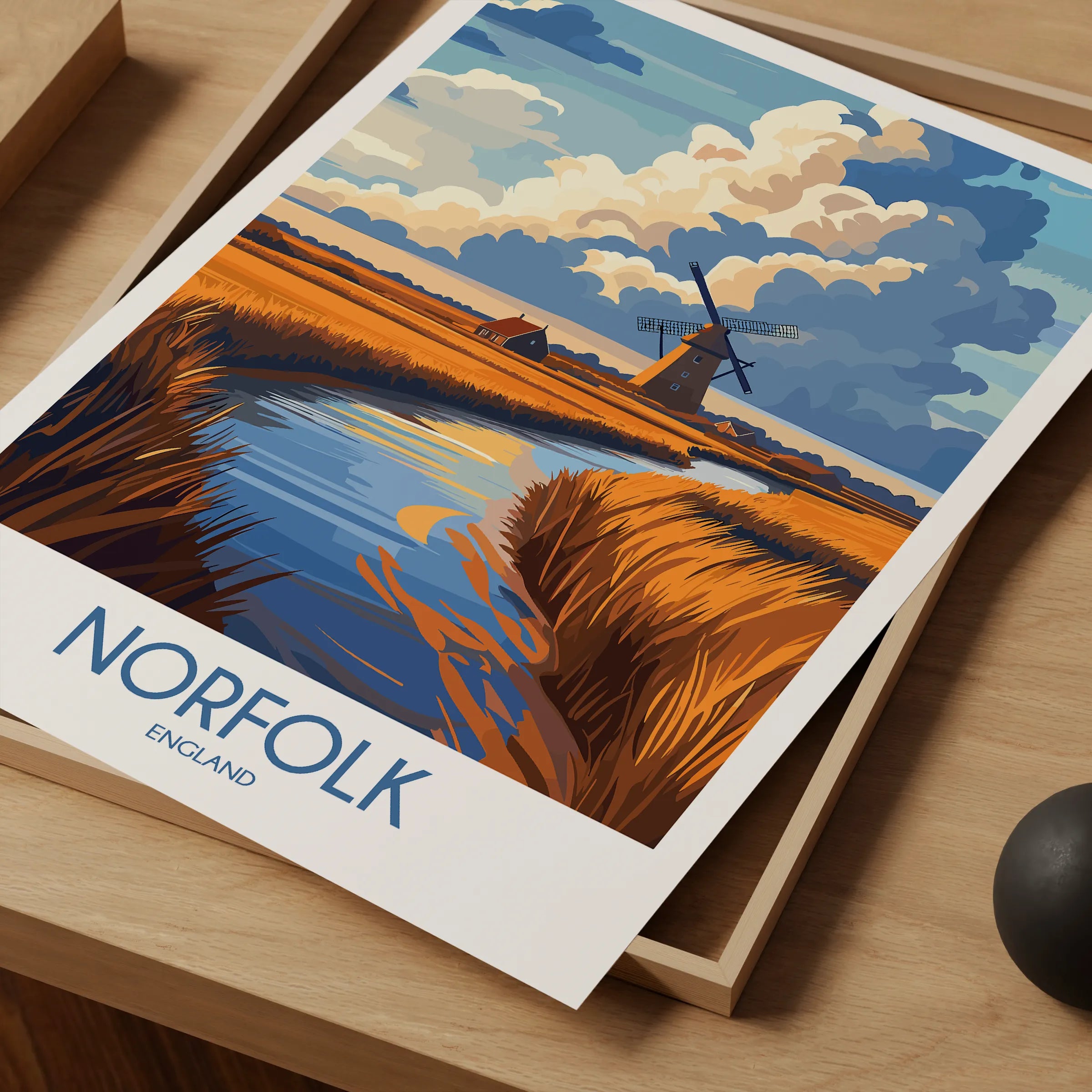 Norfolk Souvenir Poster Print