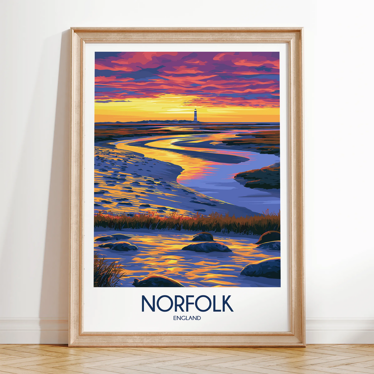 Norfolk Souvenir Poster Print