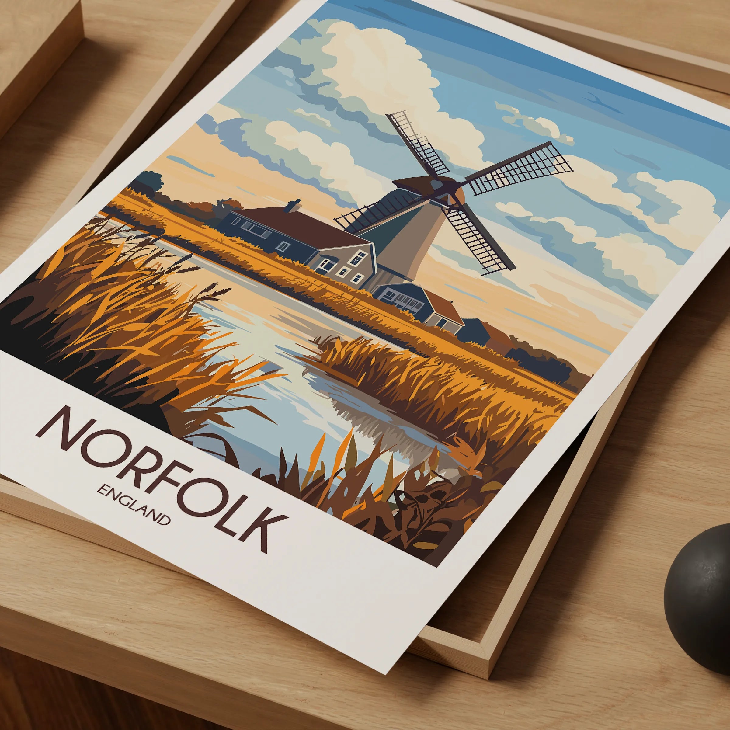 Norfolk Vintage Style Print