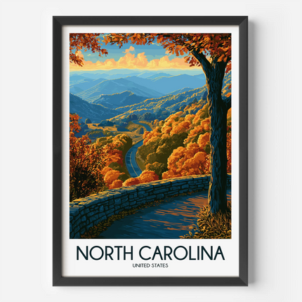 North Carolina Gallery Quality Print