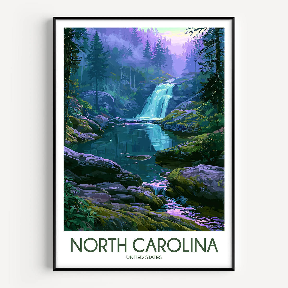 North Carolina Scenic Landscape Art