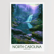 North Carolina Souvenir Poster Print