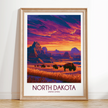 North Dakota Scenic Landscape Art