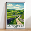 North Yorkshire Minimalist Wall Art