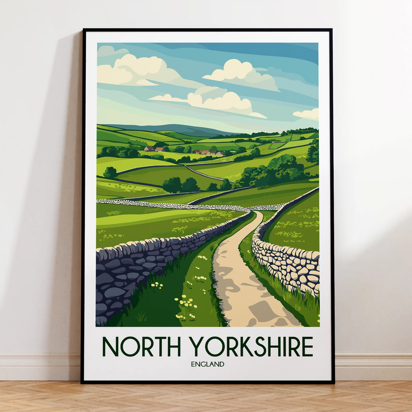 North Yorkshire Minimalist Wall Art