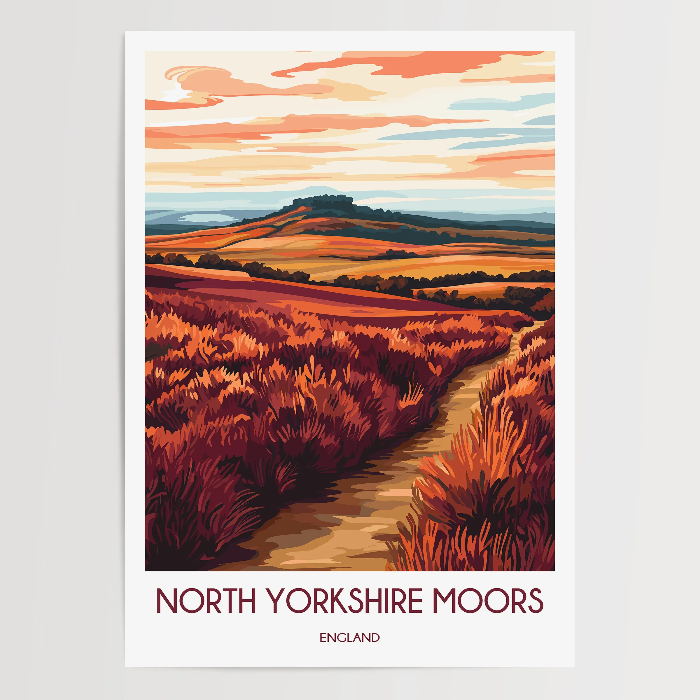 North Yorkshire Moors Home Office Decor