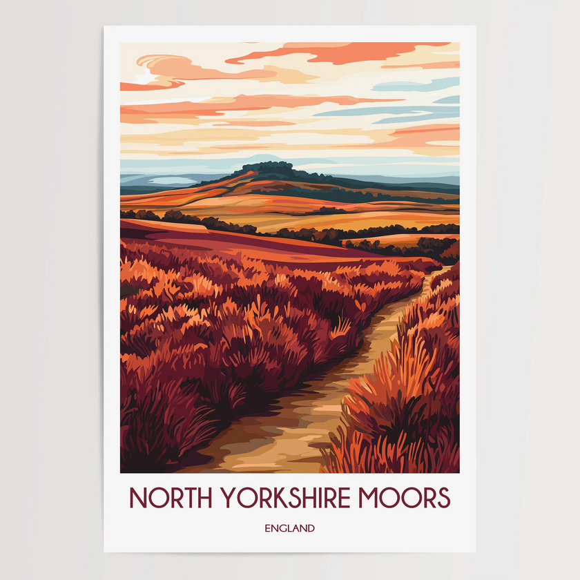 North Yorkshire Moors Home Office Decor