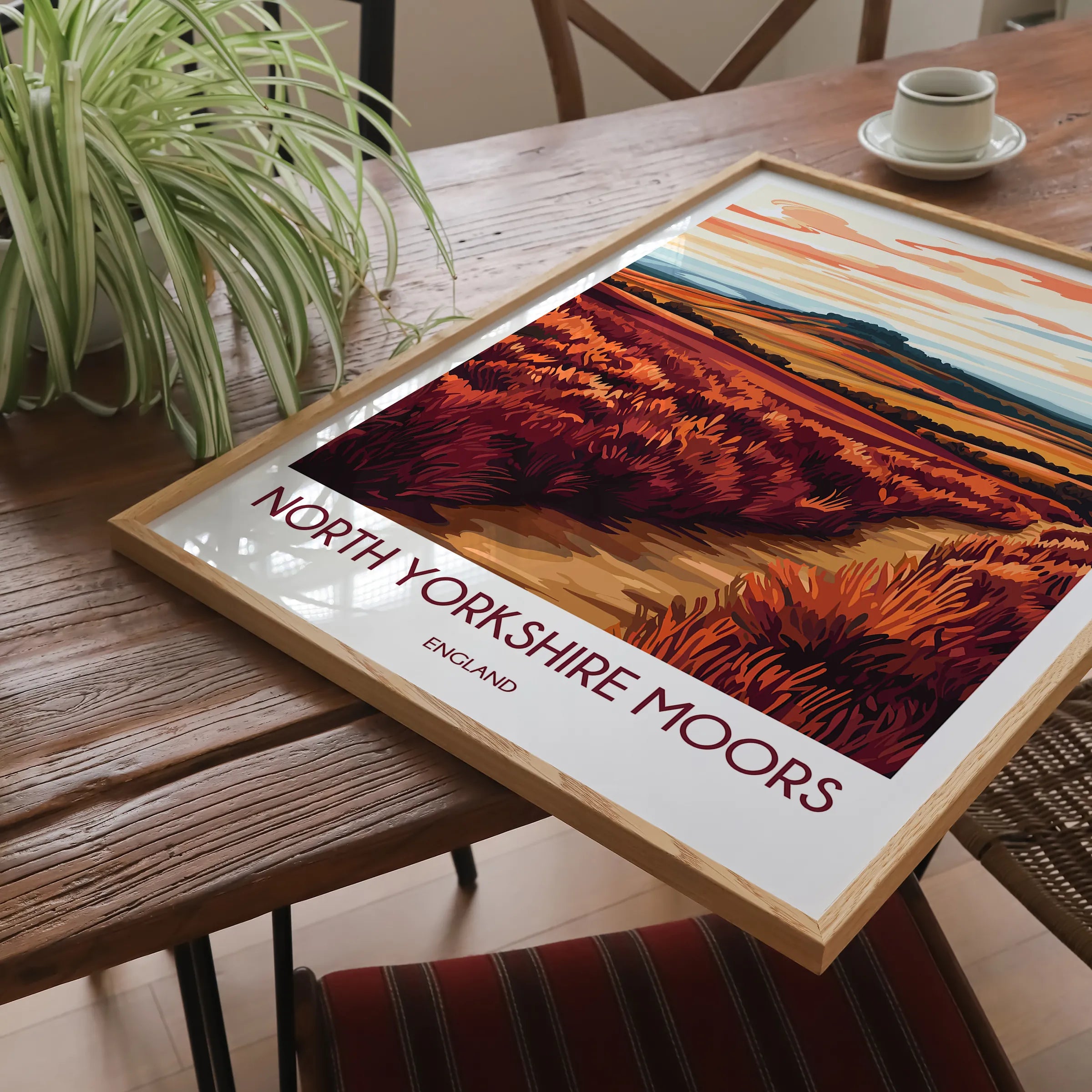North Yorkshire Moors Scenic Landscape Art