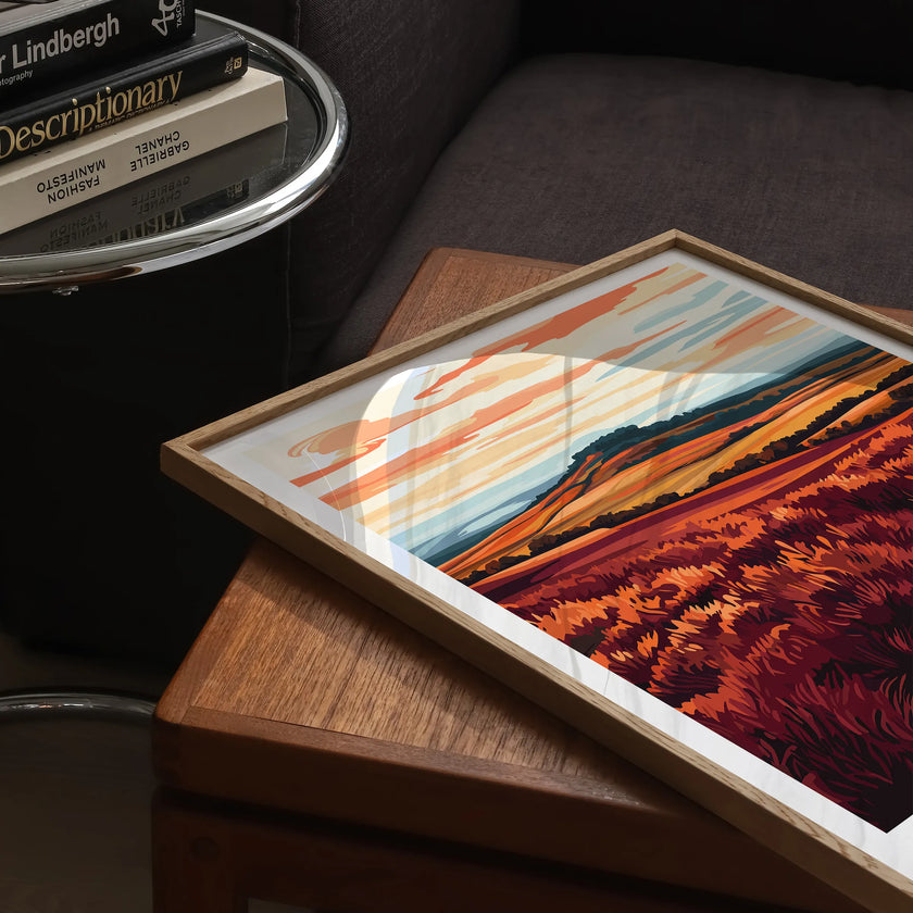 North Yorkshire Moors Souvenir Poster Print