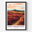 North Yorkshire Moors Souvenir Poster Print