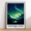 Northern Lights Home Office Decor