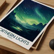 Northern Lights Scenic Landscape Art