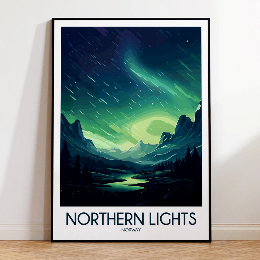 Northern Lights Souvenir Poster Print