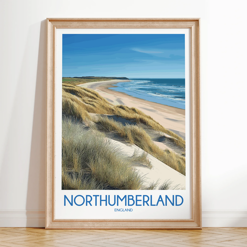 Northumberland Destination Art Gift